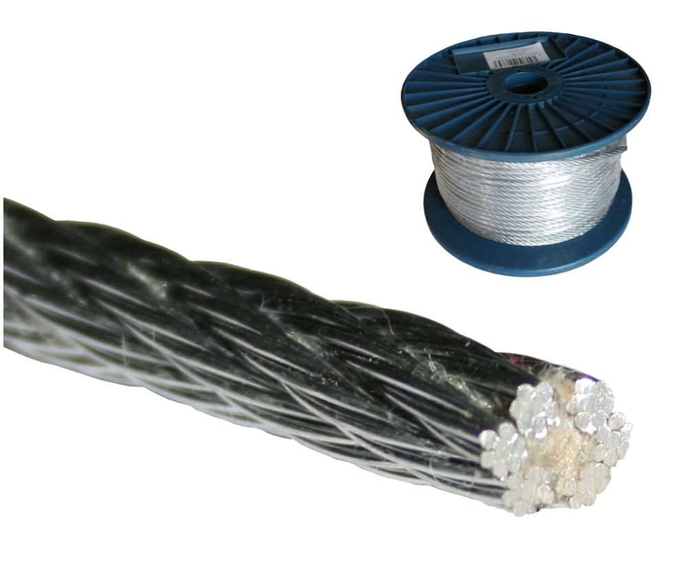 Lanko ocelové, ZN, 5,0mm, bal. 75m, (6x7+FC)