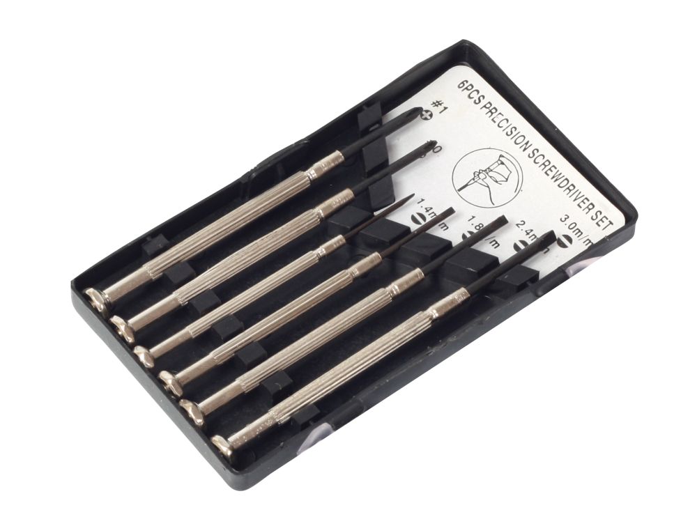 Šroubováky hodinářské, sada 6ks, hobby